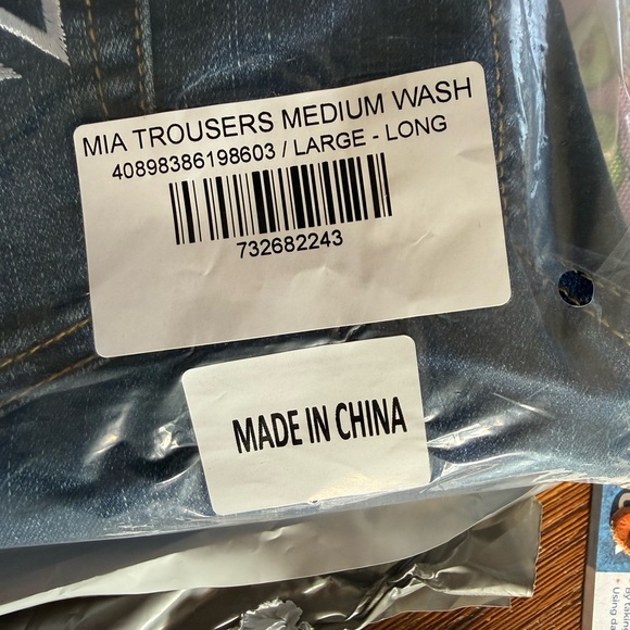 Ranch Dressn’ Women's Mia trousers white Embroidered Jeans - Picture 5 of 5